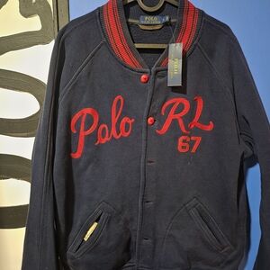 Polo by Ralph Lauren Men's Navy and Red Jacket